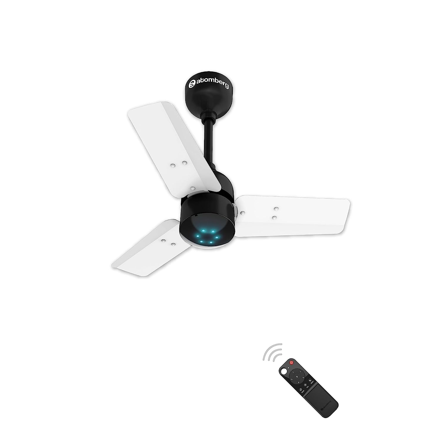atomberg Renesa 600mm BLDC Motor  Ceiling Fans with Remote Control  3 Year Warranty (White )